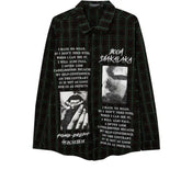 Boom Shakalaka Plaid Long Sleeve Shirt